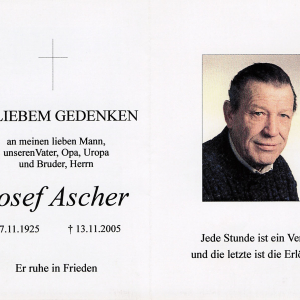 Ascher Josef